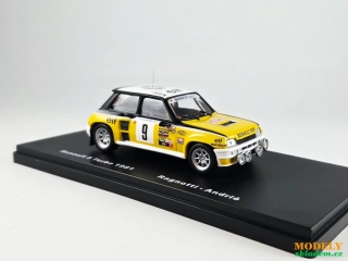 Renault 5 Turbo no.9 Ragnotti 1981 1:43 Altaya